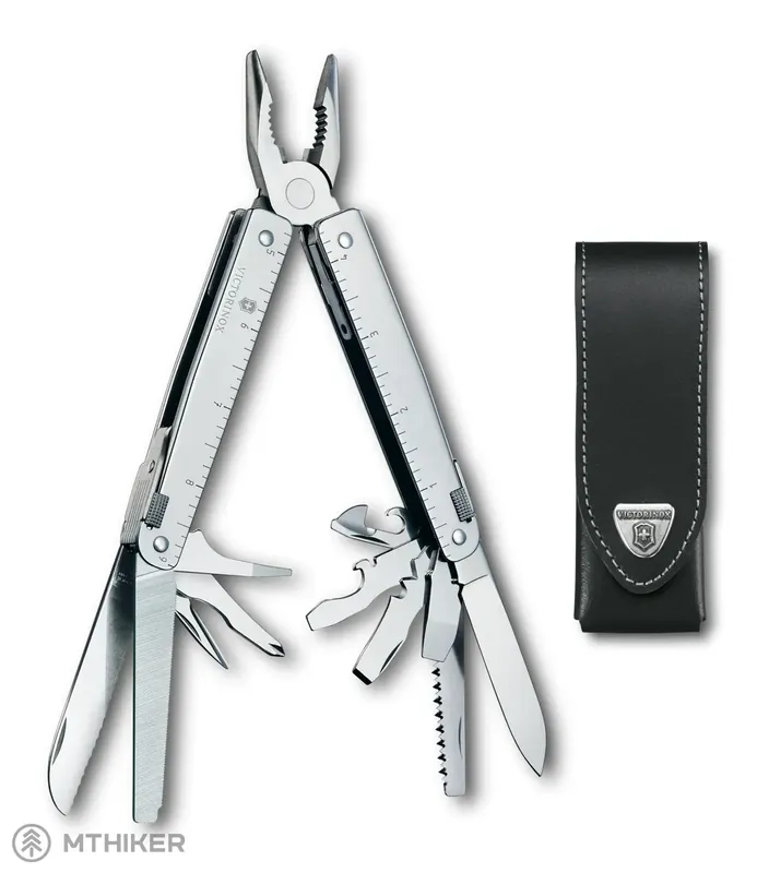 Victorinox SwissTool multifunkční nářadí v koženém pouzdře, šedá Vrácení Zdarma