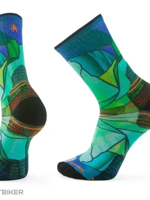 Smartwool HIKE TARGETED CUSHION MIRROR MOUNTAIN PRINT CREW ponožky, capri Nízká Cena
