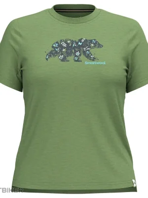 Smartwool OSA VEGA SHORT SLEEVE GRAPHIC dámské tričko, fern green Hit Sezóny