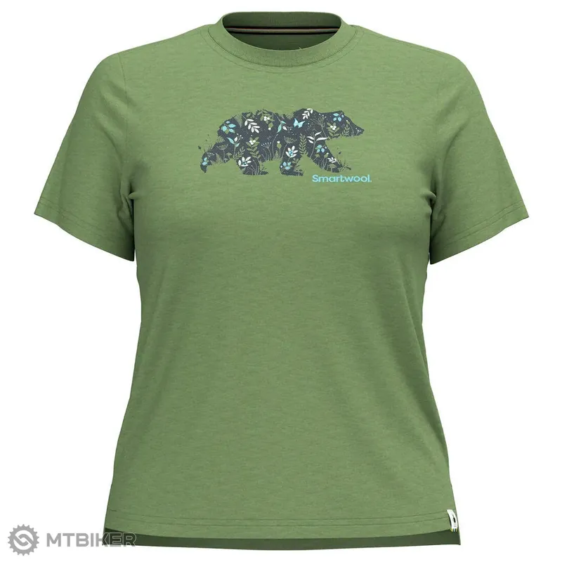 Smartwool OSA VEGA SHORT SLEEVE GRAPHIC dámské tričko, fern green Hit Sezóny