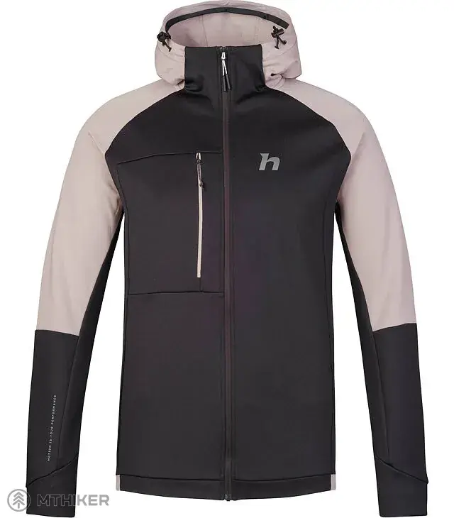Hannah Tariq Hoody mikina, anthracite/goat Cenově Výhodný