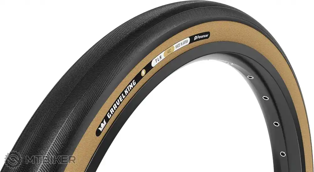 Tovární Cena Panaracer Gravelking Slick R 700x35C plášť, TLR, kevlar, hnědá/černá