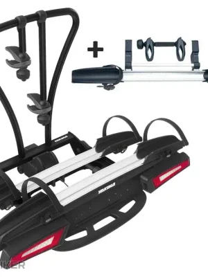 Yakima JUSTCLICK 2 EVO + adaptér nosič kol na tažné pro 3 kola Omezená Nabídka