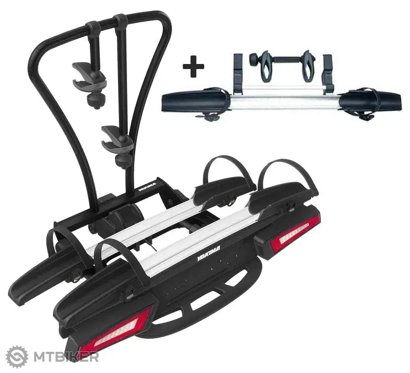 Yakima JUSTCLICK 2 EVO + adaptér nosič kol na tažné pro 3 kola Omezená Nabídka