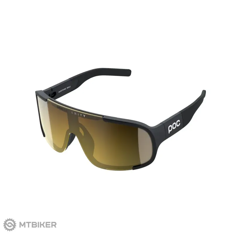 Omezená Nabídka POC Aspire Mid brýle, uranium black/clarity road/partly sunny gold