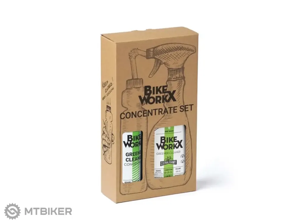 BIKEWORKX G Cleaner čistící sada, koncentrát 250 ml a rozprašovač 500 ml Rychlé Dodání