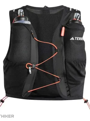 adidas TERREX Trail Running Techrock vesta, 5 l, black/white/impact orange Vysoce Kvalitní