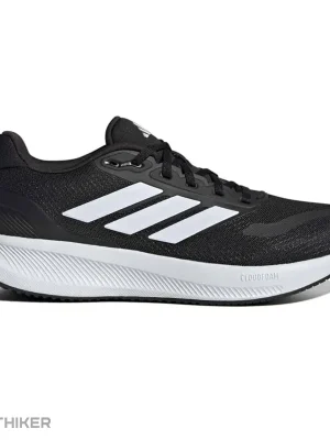 adidas RUNFALCON 5 boty, core black/cloud white/core black Zlevněný