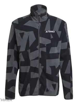 adidas MT AOP FZ mikina, černá/karbon Novinka
