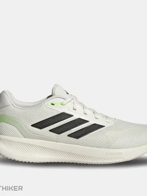 adidas RUNFALCON 5 boty, bílá/černá/limetková Pouze Dnes