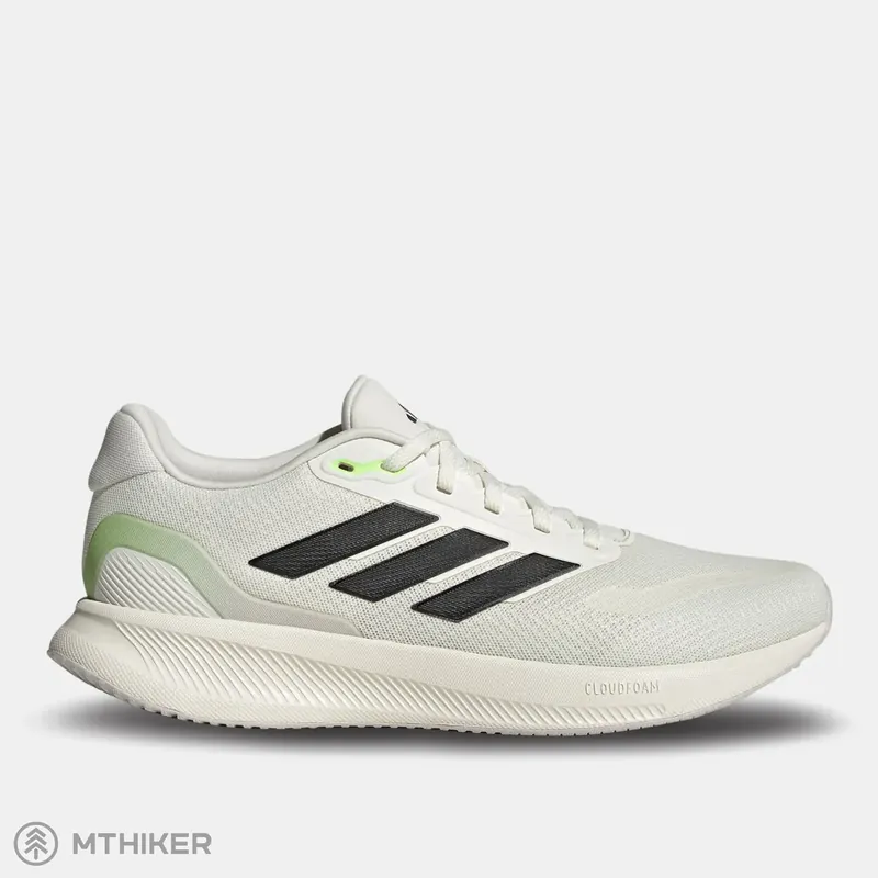 adidas RUNFALCON 5 boty, bílá/černá/limetková Pouze Dnes
