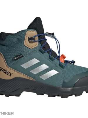 Novinka adidas TERREX MID GTX dětské boty, přeloved teal/silver metallic/semi lucid blue