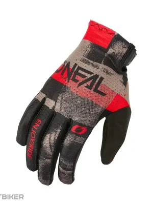 Novinka O‘NEAL MATRIX ROLLER rukavice, šedá/červená