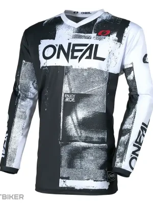 Jen Po Omezenou Doba O‘NEAL ELEMENT ROLLER dres, černá/bílá