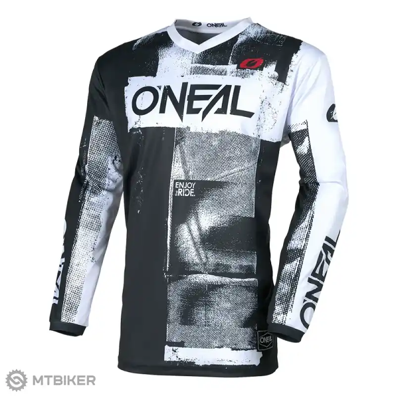 Jen Po Omezenou Doba O‘NEAL ELEMENT ROLLER dres, černá/bílá