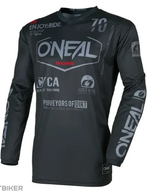 Přímo Od Výrobce O‘NEAL ELEMENT BRAND dres, černá/šedá