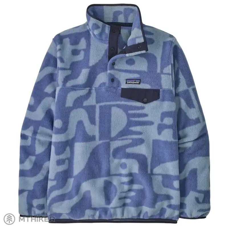 Patagonia Lightweight Synchilla Snap-T dámská mikina, mother tree barnacle blue Nová Kolekce