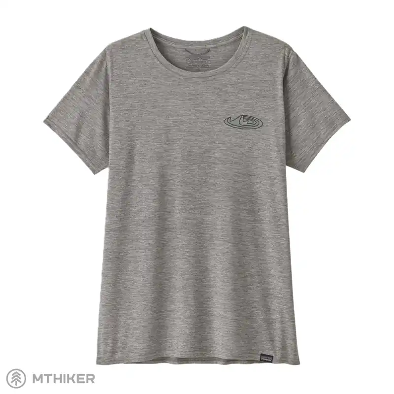 Top Prodej Patagonia Cap Cool Daily Graphic - Lands dámské tričko, Made Of Feather Grey