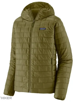 Akční Nabídka Patagonia Hi-Loft Nano Puff Hoody bunda, pond green
