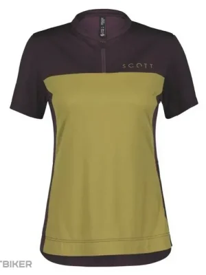 SCOTT Trail Flow Zip dámský dres, fialová/zelená Nízká Cena