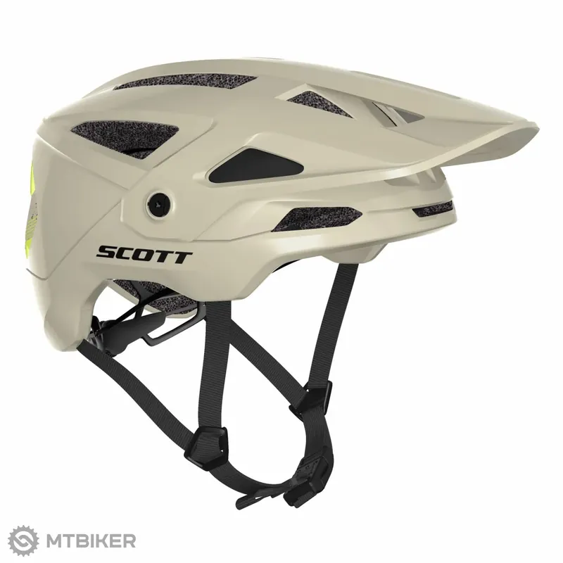 Nízká Cena SCOTT Stego Plus helma, beige/radium yellow