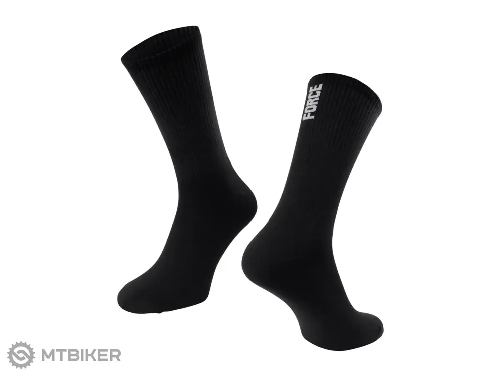 FORCE Longer Slim ponožky, černá Horká Nabídka