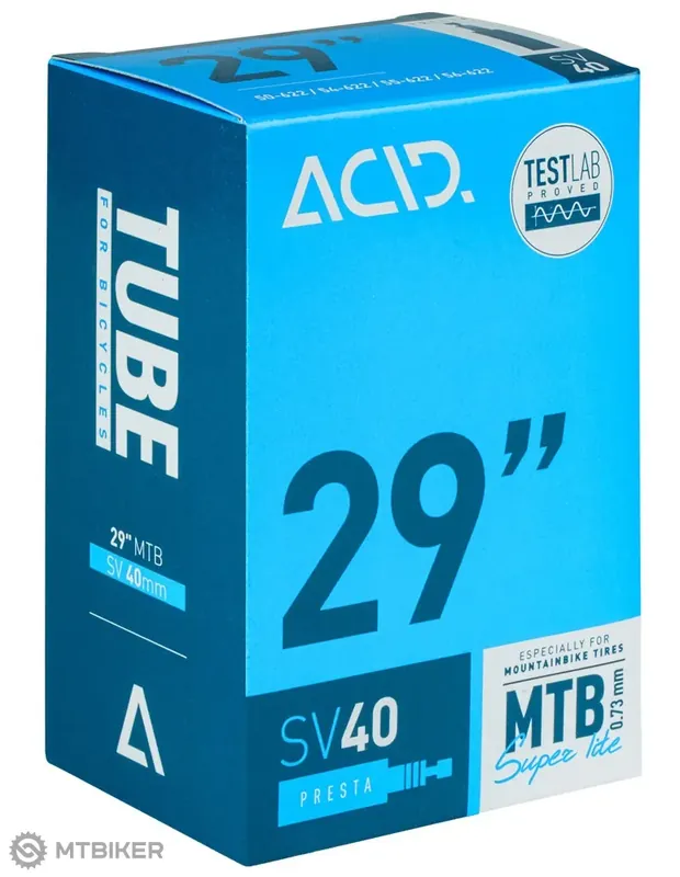 ACID Super Light 29" x 2.0-2.2" duše, galuskový ventil 40 mm Novinka