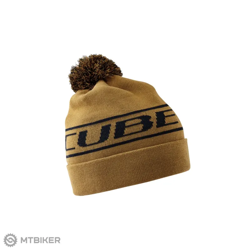 Aktuální CUBE Bobble čepice, hnědá