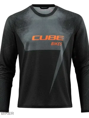 CUBE Edge dres, černá/oranžová Horká Nabídka
