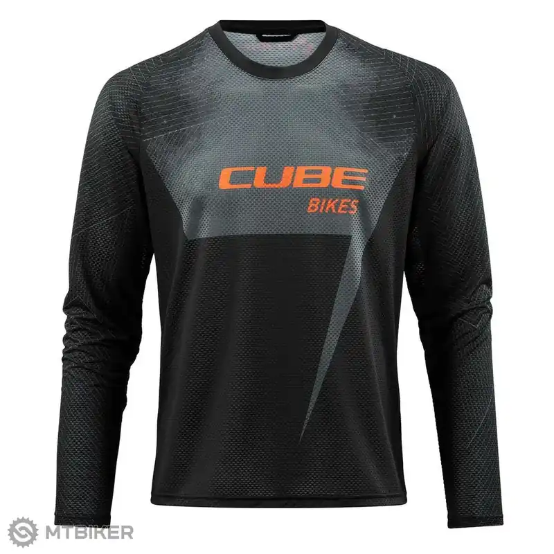 CUBE Edge dres, černá/oranžová Horká Nabídka