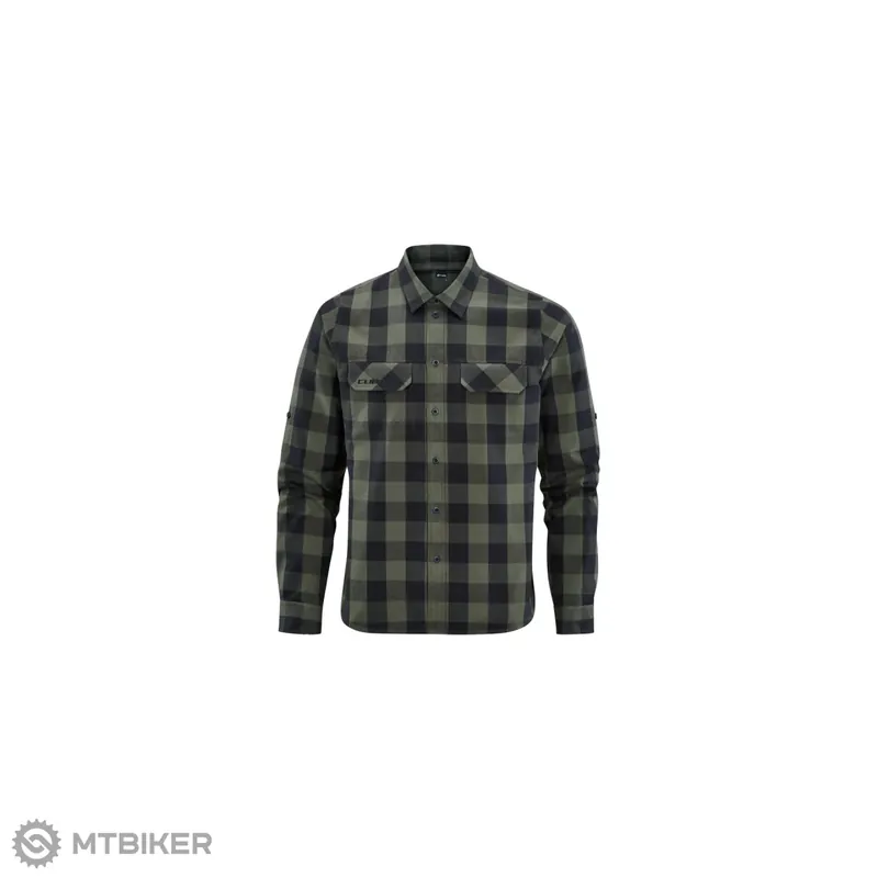 Originální CUBE WORK košile, olive check