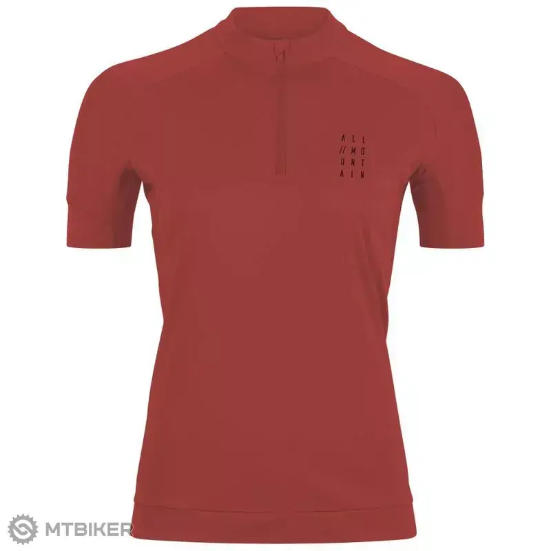 CUBE AM dámský dres, dark red Dokud Zásoby Vydrží