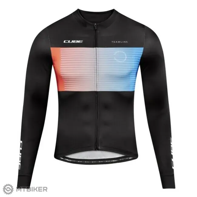 Výhodná Nabídka CUBE Teamline dres, černá/modrá/červená