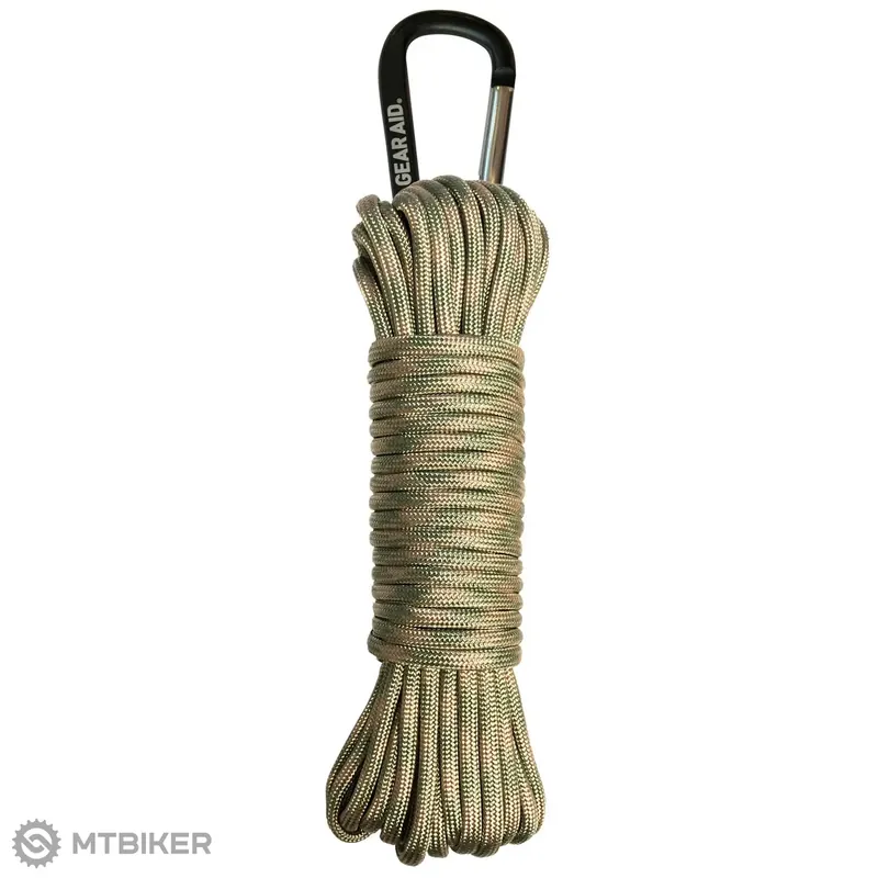 Nová Kolekce GEAR AID Paracord 550 víceúčelová šňůra, 9 m, zelená