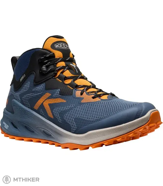 KEEN Zionic NXT Mid WP pánské turistické boty, naval academy/bright marigold Sleva