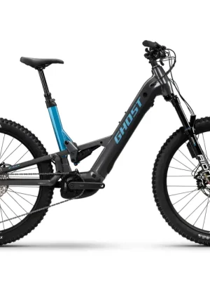 Novinka GHOST E-ASX ABS Low 27.5 elektrokolo, shadowed slate/light navy blue glossy