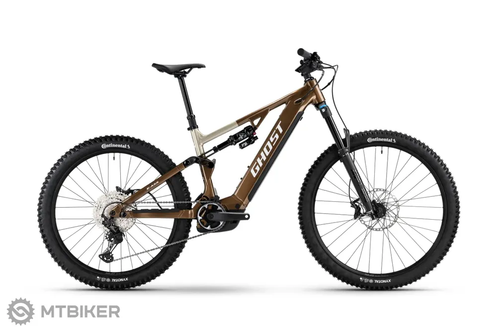 Vysoce Kvalitní GHOST E-ASX Advanced 29/27.5 elektrokolo, brown bear/stone glossy