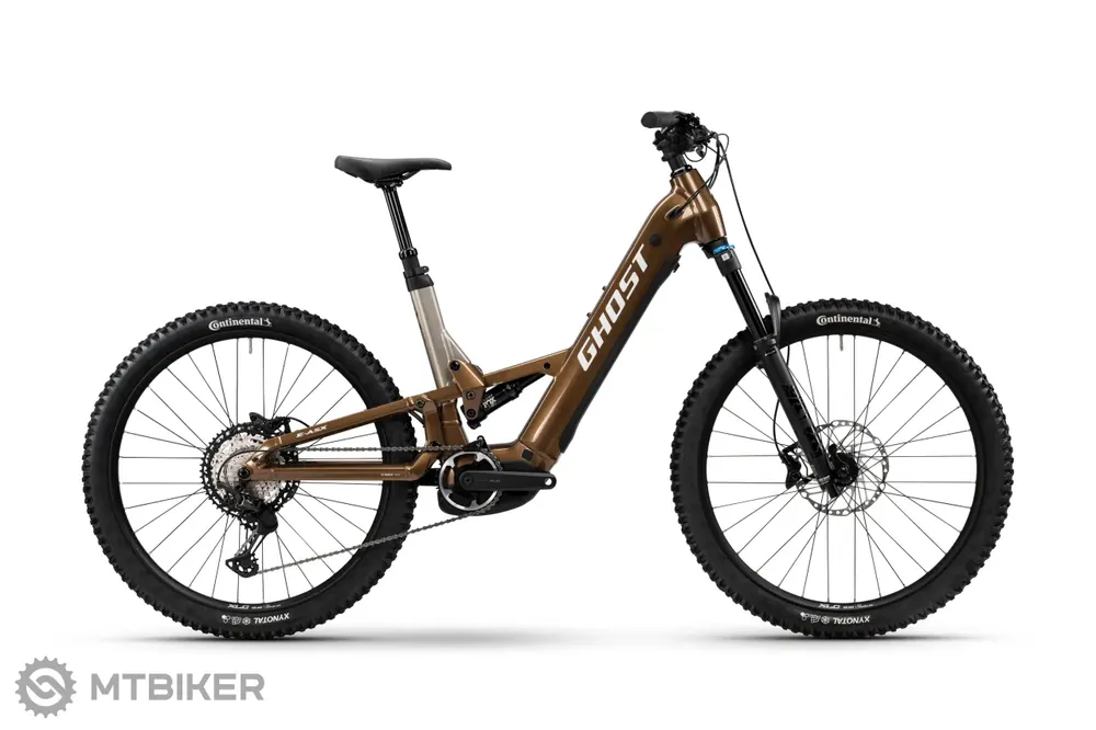 Sleva GHOST E-ASX Advanced Low 27.5 elektrokolo, brown bear/stone glossy