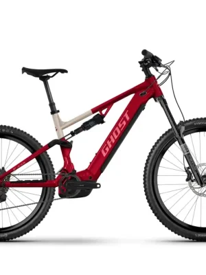 GHOST E-ASX Essential 29/27.5 elektrokolo, rebel red/pebble glossy Pouze Dnes