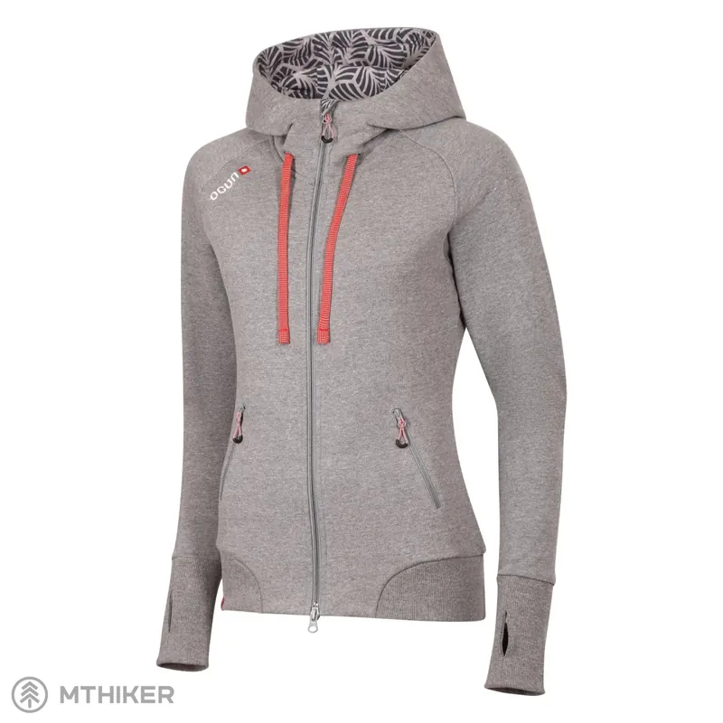 Pouze Dnes OCÚN HOODIE ZIPPER dámská mikina, grey paloma/silver scone