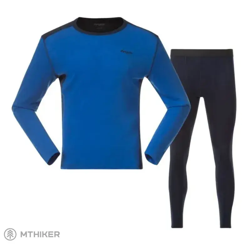 Oblíbený Bergans of Norway Allround Merino Baselayer set, space blue/navy blue