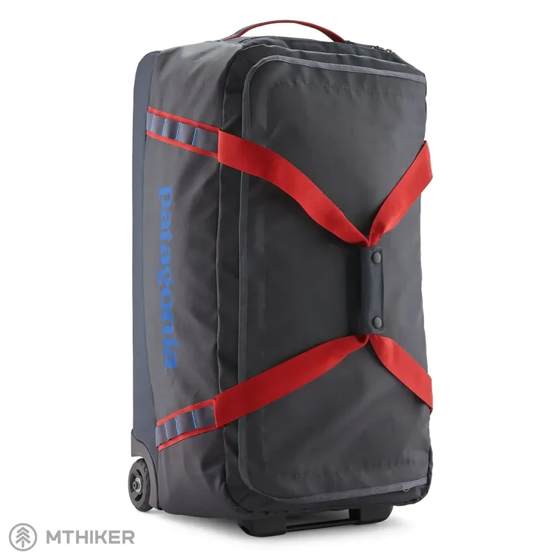Značkový Patagonia Black Hole Wheeled Duffel taška, 70 l, smolder blue w/amanita red