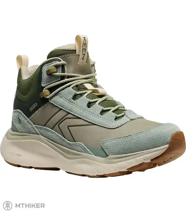 KEEN Leiki Leather Mid WP dámské boty, iceberg green/bronze green Přímo Od Výrobce