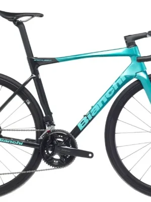 Originální Bianchi Specialissima Comp Ultegra Di2 jízdní kolo, graphite/metallic celeste