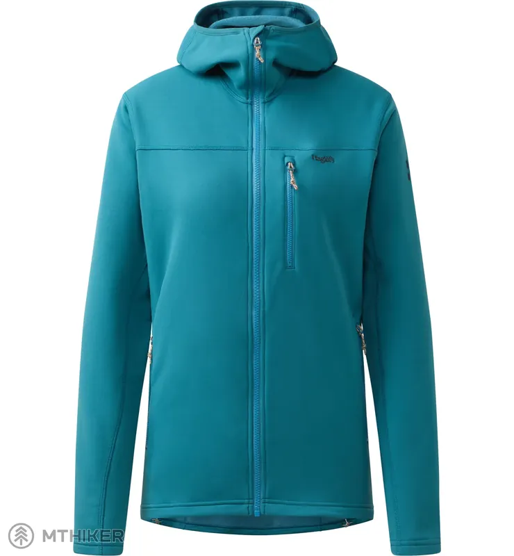Haglöfs Rosson Mid hood mikina, horský teal Vysoce Kvalitní