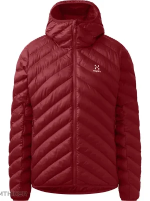 Dokud Zásoby Vydrží Haglöfs Särna Mimic Hood dámská bunda, carmine red