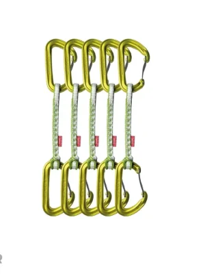 Super Cena OCÚN Hawk QD Wire DYN 8 set expresek, 15 cm, 5 ks, žlutá
