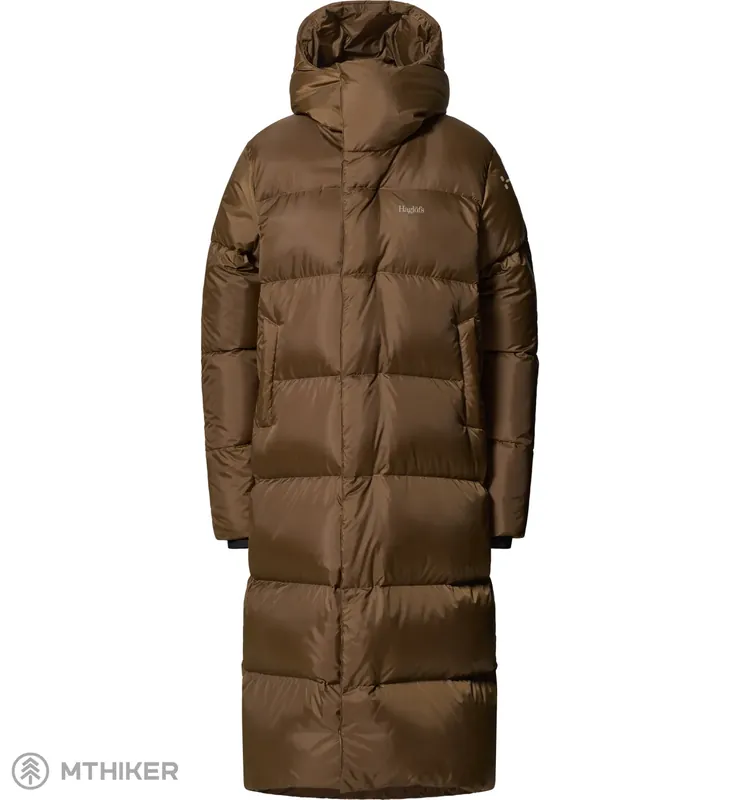 Super Cena Haglöfs Long Down II dámský kabát, teak brown