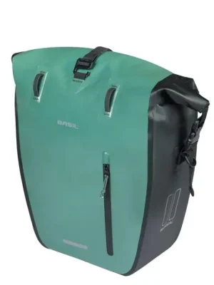 Basil RIVO L MIK Hooks taška na nosič, 25 l, zelená Must-Have