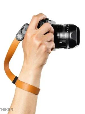 Speciální Cena Peak Design Cuff kožený popruh na zápěstí, amber